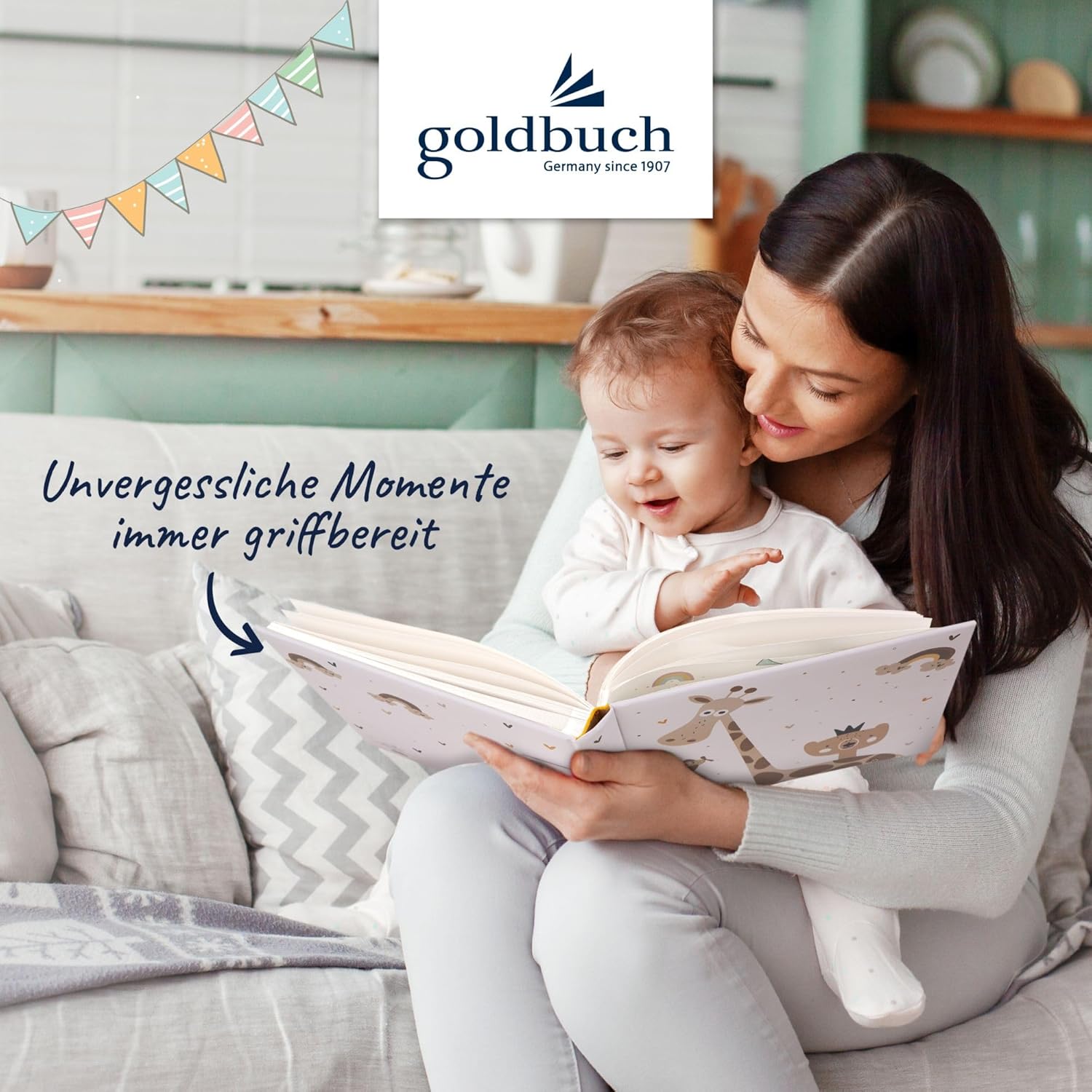 goldbuch Babyalbum 'Little Dream' mit Leinenstruktur und 58 Blankoseiten goldbuch Babyalbum 'Little Dream' mit Leinenstruktur und 58 Blankoseiten