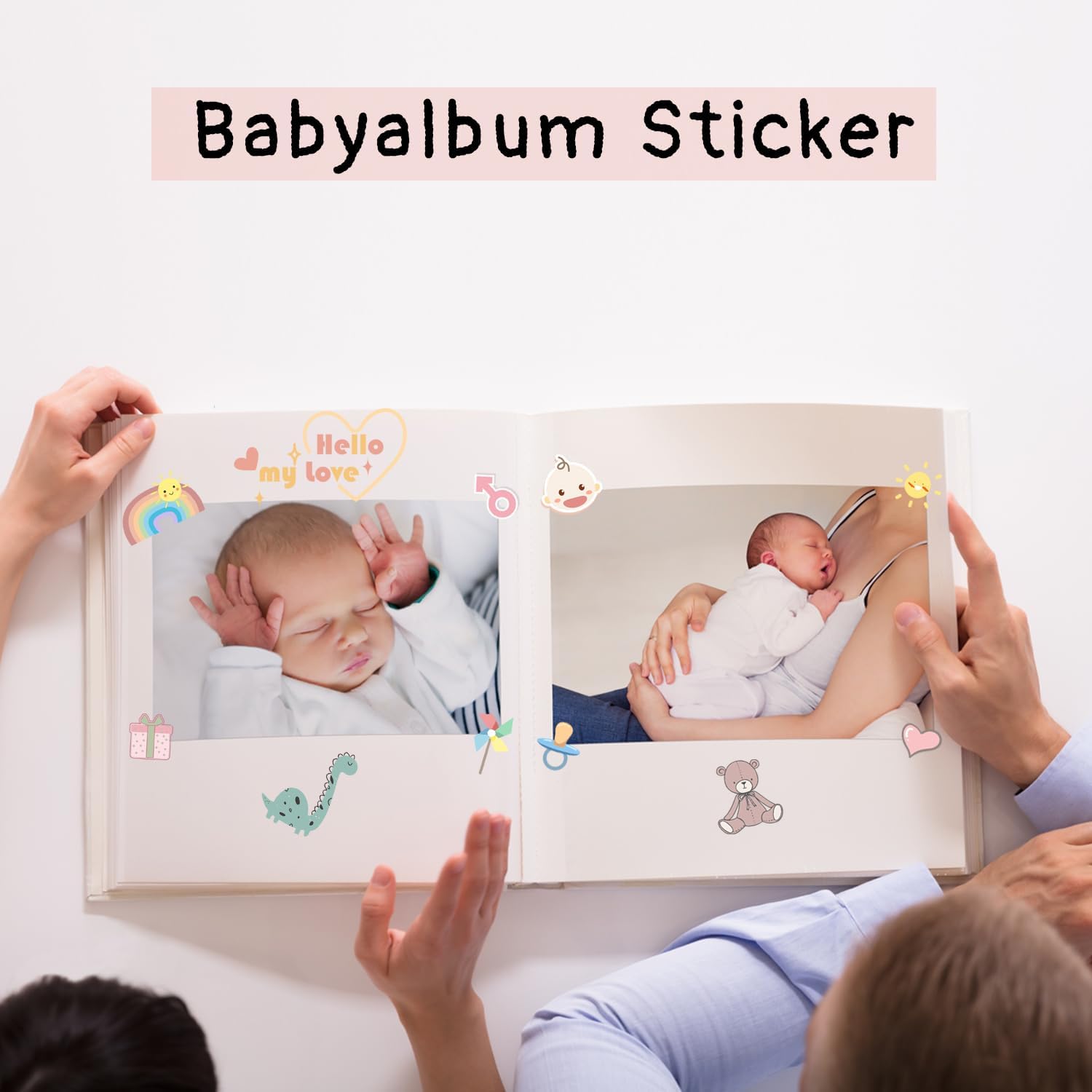 Sticker Babyalbum: 180+ Motiv-Set für Babyparty & Scrapbooking Sticker Babyalbum: 180+ Motiv-Set für Babyparty & Scrapbooking