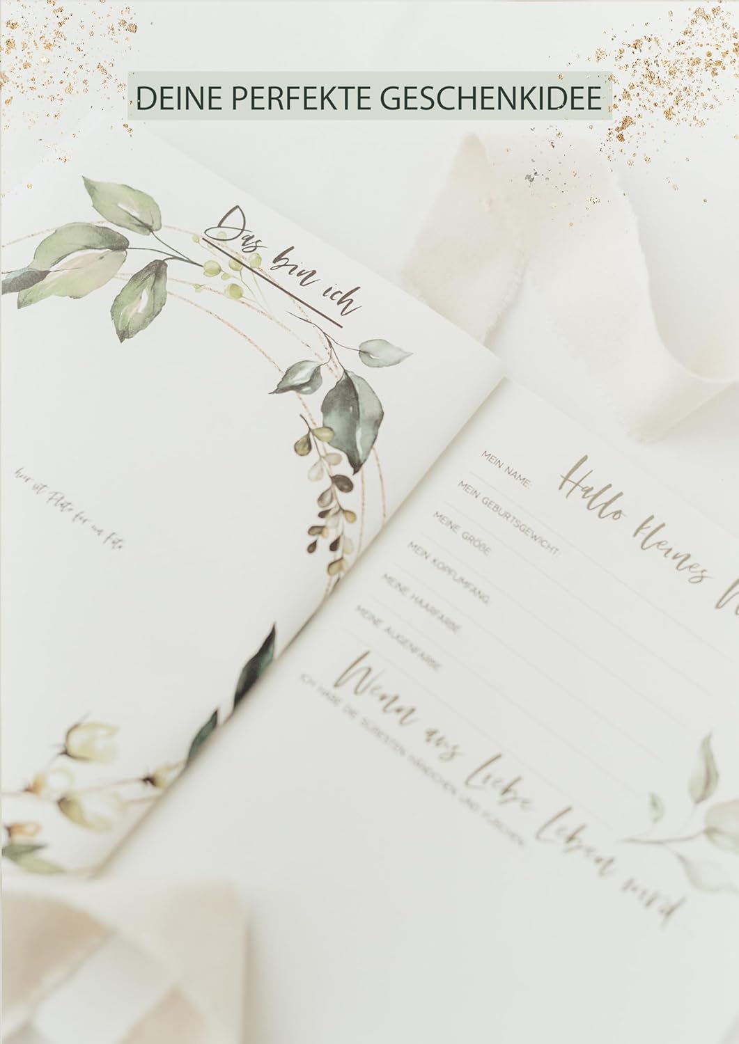 HIMMEL.HERZ.PAPIER® Mein erstes Jahr Babyalbum - Erinnerungsbuch und Baby Tagebuch HIMMEL.HERZ.PAPIER® Mein erstes Jahr Babyalbum - Erinnerungsbuch und Baby Tagebuch