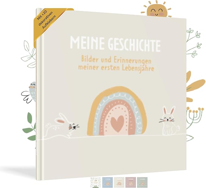 HuBorns Babyalbum: Erinnerungen vom 1. bis zum 5. Lebensjahr