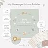 mintkind Babyalbum „Mein erstes Jahr" Salbei – 176 Seiten & Sticker