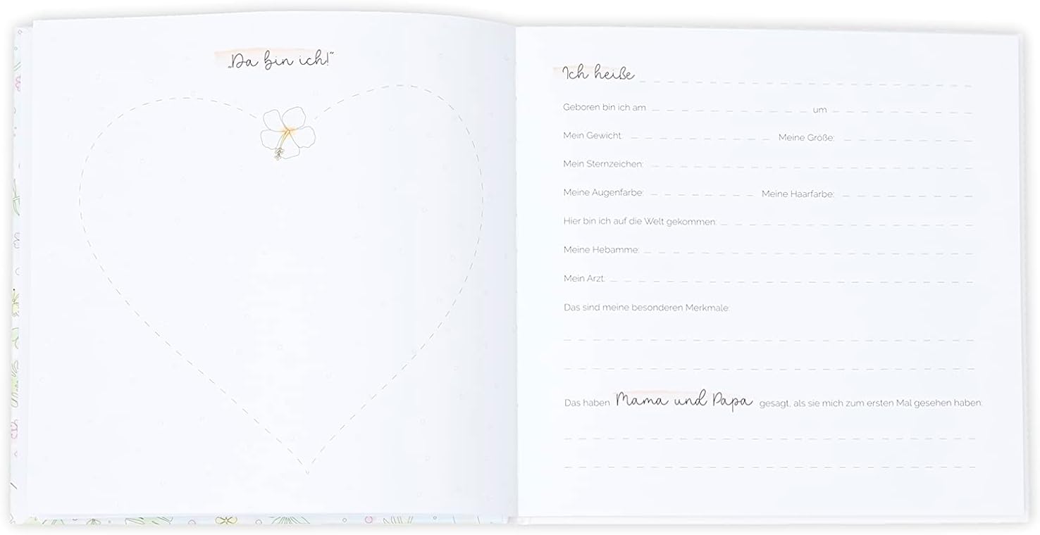 Stellou & friends Babybuch: Mein erstes Jahr - 74 Seiten Hardcover Babyalbum Stellou & friends Babybuch: Mein erstes Jahr - 74 Seiten Hardcover Babyalbum