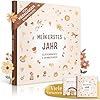 Eulentaler Babytagebuch „Mein erstes Jahr" – 21×21 cm, geschlechtsneutral