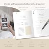 MeinBaby123 Schwangerschaftstagebuch „Liebe im Bauch" – Leinen, Goldprägung