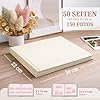 Zenacolor Fotoalbum zum Selbstgestalten 30×22 cm – Leinen Beige