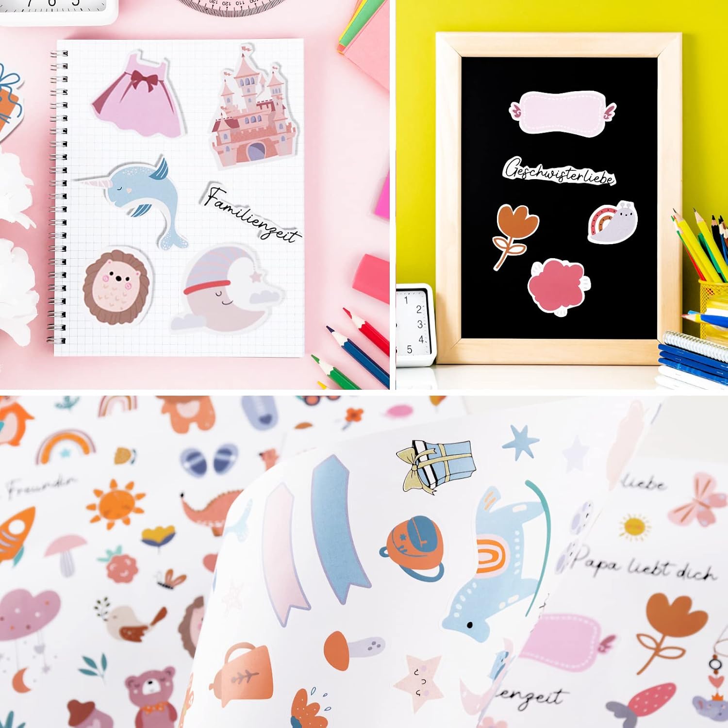A4 Babyparty Aufkleber-Set mit 330+ Motiven für Scrapbooking und Geschenke A4 Babyparty Aufkleber-Set mit 330+ Motiven für Scrapbooking und Geschenke