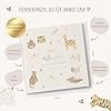 MeinBaby123 Babyalbum „Dein erstes Jahr" vergoldet – 136 Seiten, Boho Beige