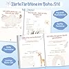 Babyalbum „Mein erstes Jahr" Boho Sterne – 84 Seiten, für Jungen