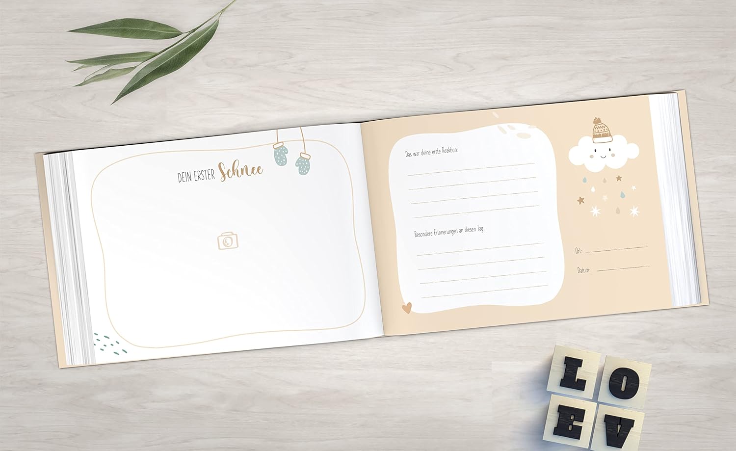 Personalisiertes Babyalbum – Mein erstes Jahr, 104 Seiten Personalisiertes Babyalbum – Mein erstes Jahr, 104 Seiten