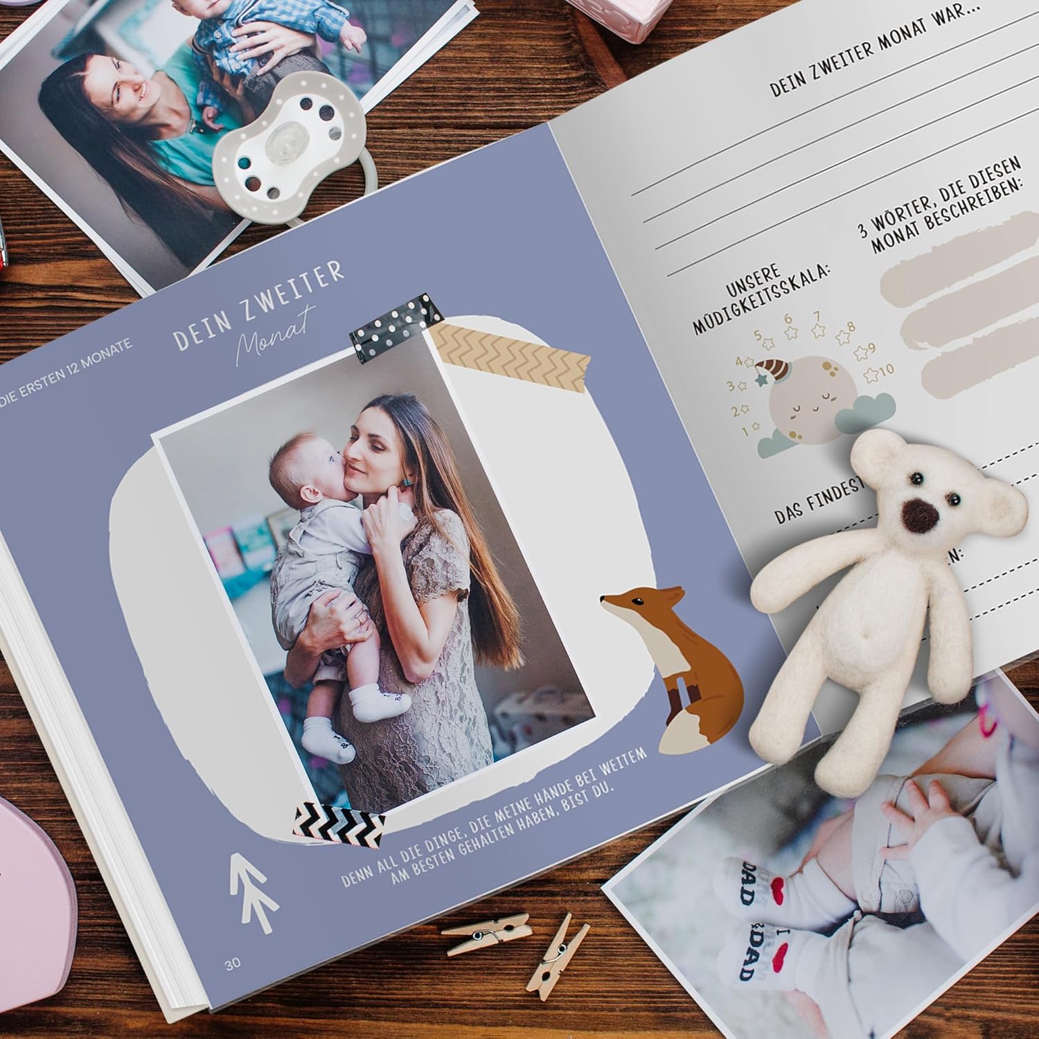 BIROYAL Babyalbum 'Mein erstes Jahr' - Unvergessliche Baby-Erinnerungen BIROYAL Babyalbum 'Mein erstes Jahr' - Unvergessliche Baby-Erinnerungen