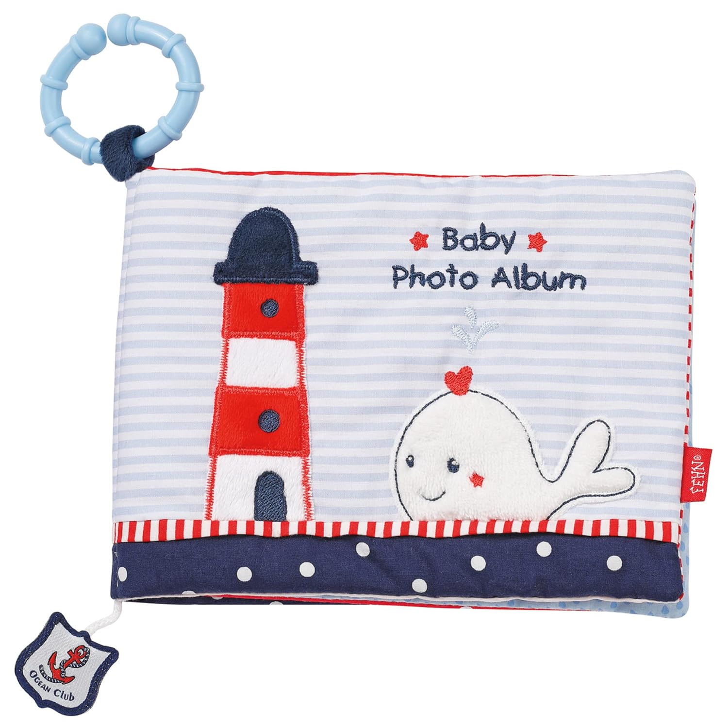 Fehn Fotoalbum Ocean Club: Stoff-Fotobuch für Babys