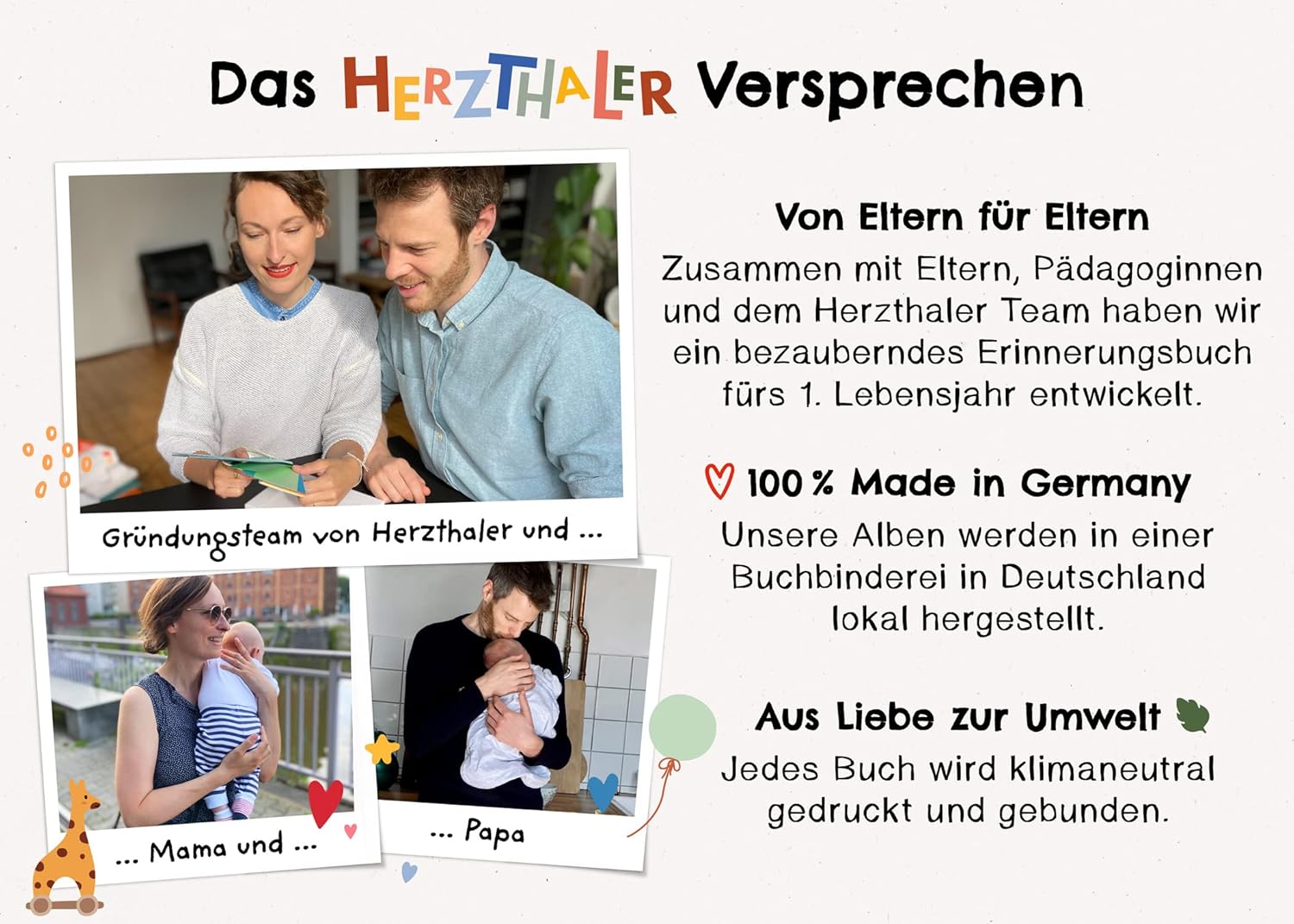 Babyalbum Mein erstes Jahr - Unvergessliche Momente & Geschenk zur Geburt