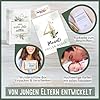 snaPmee Meilensteinkarten Baby „Mein erstes Jahr" – 40 Karten, A6 Eukalyptus
