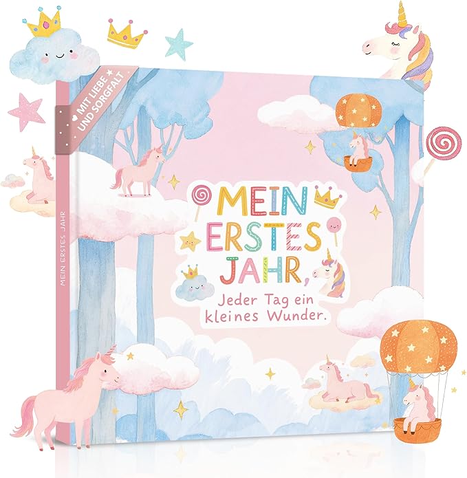 BIROYAL Babyalbum „Mein erstes Jahr", Hardcover, 95 Seiten