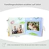 Petinard Baby-Stofffotoalbum „Safari" aus Bio-Baumwolle, mit Beißring