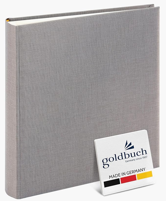 goldbuch Fotoalbum „Summertime" – 60 Seiten, Leinen Grau, 25×25 cm