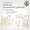 Eulentaler Babyalbum „Scandi" – Echtes Leinencover mit Goldprägung