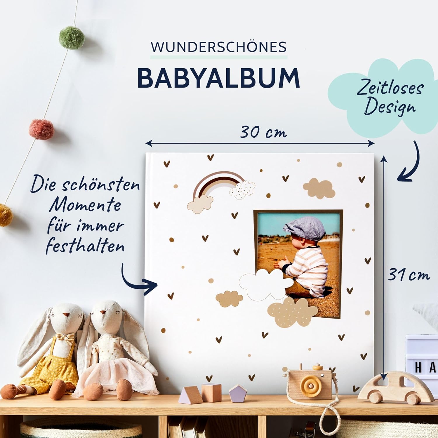 Goldbuch Babyalbum Little Dream - 62 Seiten, Leinenstruktur, ca. 30 x 31 x 4 cm Goldbuch Babyalbum Little Dream - 62 Seiten, Leinenstruktur, ca. 30 x 31 x 4 cm