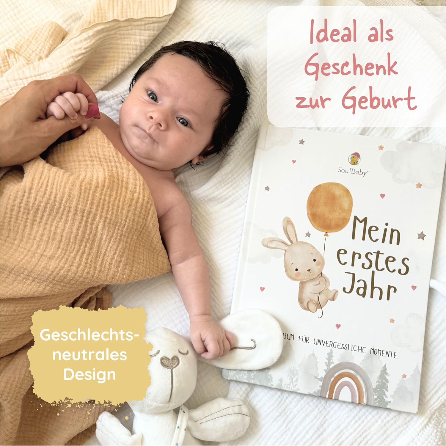 SOULBABY® Mein erstes Jahr Babyalbum - Erinnerungen für die Ewigkeit SOULBABY® Mein erstes Jahr Babyalbum - Erinnerungen für die Ewigkeit