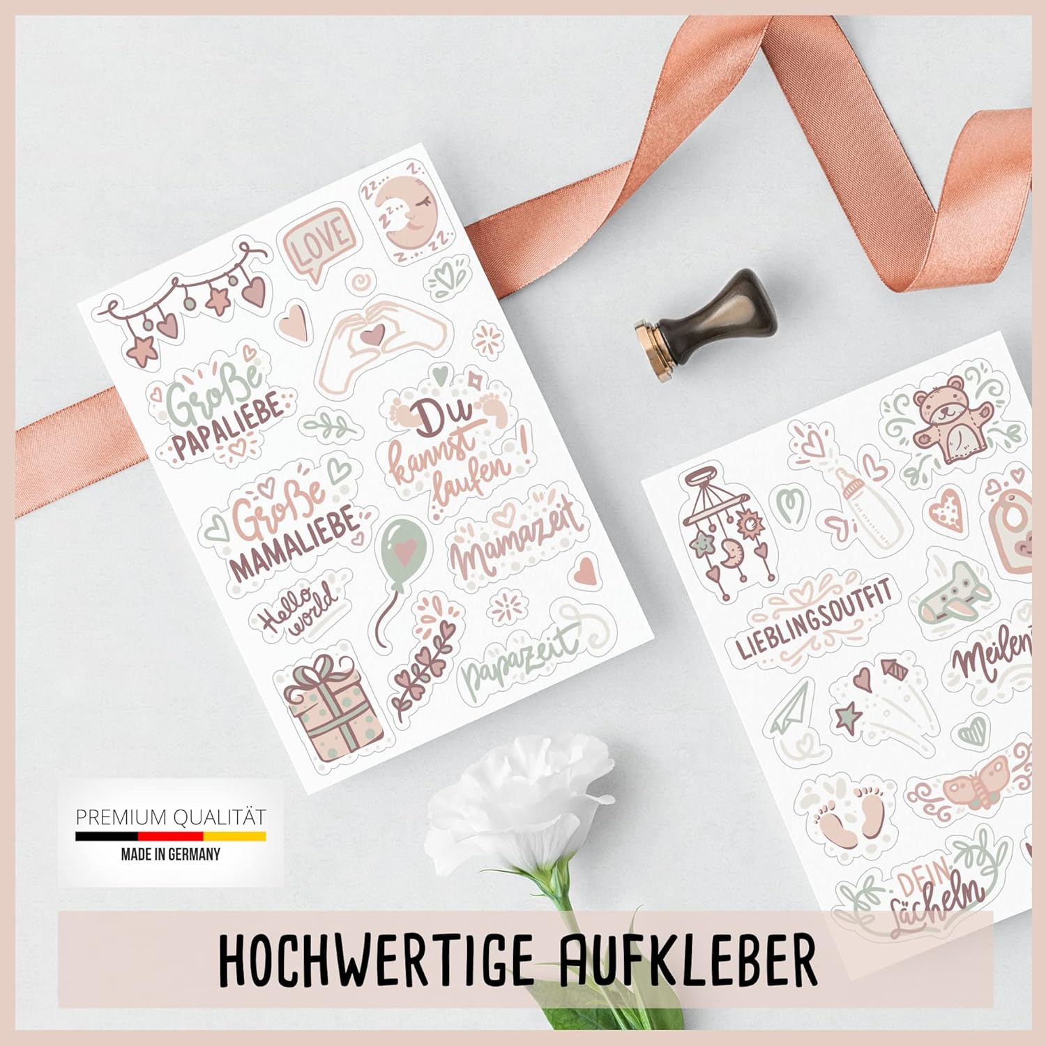 Sticker Baby by snaPmee - Aufkleber-Set mit 133 Motiven für Babyalben und Geschenke Sticker Baby by snaPmee - Aufkleber-Set mit 133 Motiven für Babyalben und Geschenke
