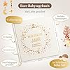 Eulentaler Babyalbum „Boho" – Echtes Leinencover mit Goldprägung