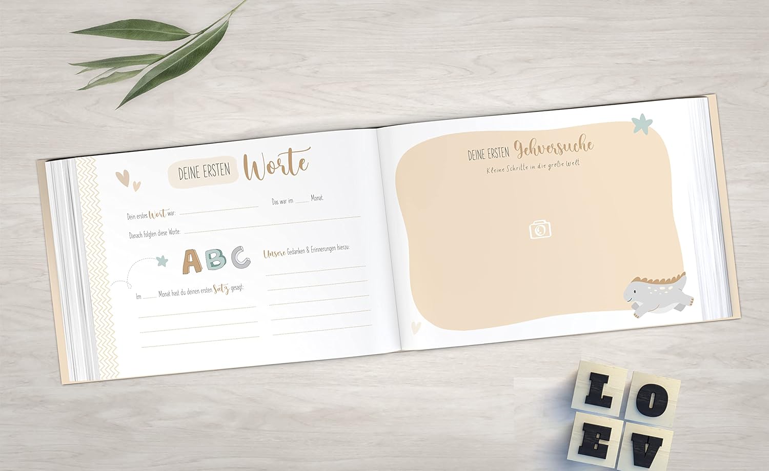 Personalisiertes Babyalbum – Mein erstes Jahr, 104 Seiten Personalisiertes Babyalbum – Mein erstes Jahr, 104 Seiten