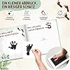 Babytagebuch „Mein erstes Jahr" Leinen mit Waldtieren – 88 Seiten & Abdruck-Set