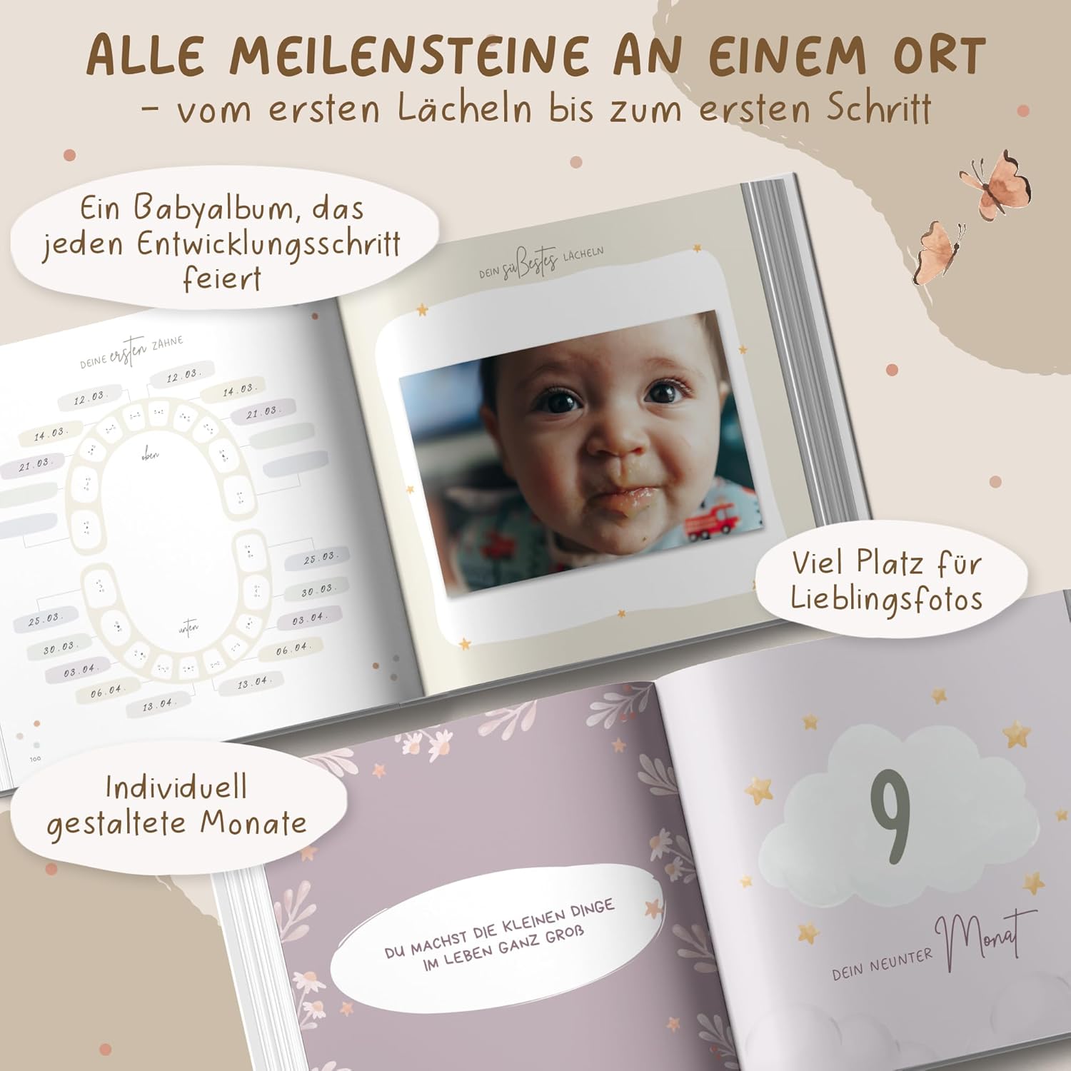 Glücksnest Mein erstes Jahr: Babyalbum mit 138 Stickern & kreativen Vorlagen Glücksnest Mein erstes Jahr: Babyalbum mit 138 Stickern & kreativen Vorlagen