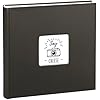 Hama Jumbo Fotoalbum 30×30 cm, 100 Seiten für 400 Fotos, schwarz