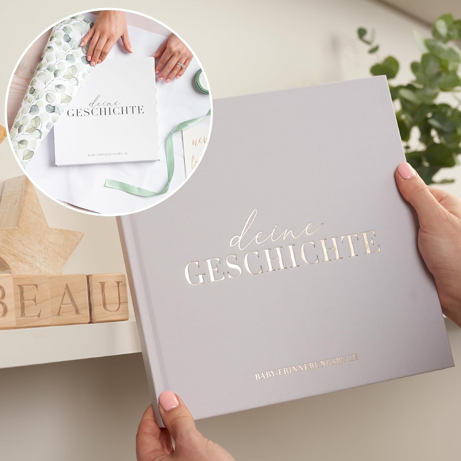 Erinnerungsbuch & Fotoalbum für Babys | 132 Seiten | 10x15 cm, 13x18 cm Fotos Erinnerungsbuch & Fotoalbum für Babys | 132 Seiten | 10x15 cm, 13x18 cm Fotos