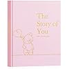 Lanpn „The Story of You" Babytagebuch (5 Jahre) – Leinen Rosa