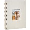 Vienrose Fotoalbum zum Selbstgestalten 28×20,5 cm – DIY Scrapbook, Leinen