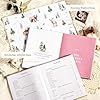 Lanpn Hello Baby Babytagebuch (5 Jahre), Leinen-Hardcover Rosa