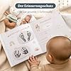 Eulentaler Babyalbum „Scandi" – Echtes Leinencover mit Goldprägung