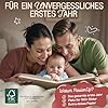 Babytagebuch „Mein erstes Jahr" – 112 Seiten, Goldprägung, FSC, 21×21 cm