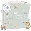 mintkind Babyalbum „Mein erstes Jahr" Salbei – 176 Seiten & Sticker