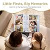 Baby-Fotoalbum 300 Fotos mit Memo & Abdruck-Kit – Leinen Beige