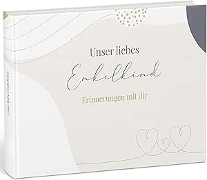mintkind Fotoalbum „Mein liebes Enkelkind" – Geschenk für Oma & Opa