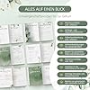 Schwangerschaftstagebuch zum Ausfüllen – 96 Seiten, Eukalyptus & Goldprägung