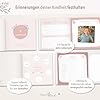 mintkind Erinnerungsalbum Kindheit Rosa (0–10 Jahre) mit Sticker-Set