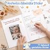 Babyalbum „Mein erstes Jahr" Boho Sterne – 84 Seiten, für Jungen
