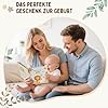 Babytagebuch „Mein erstes Jahr" Leinen mit Waldtieren – 88 Seiten & Abdruck-Set