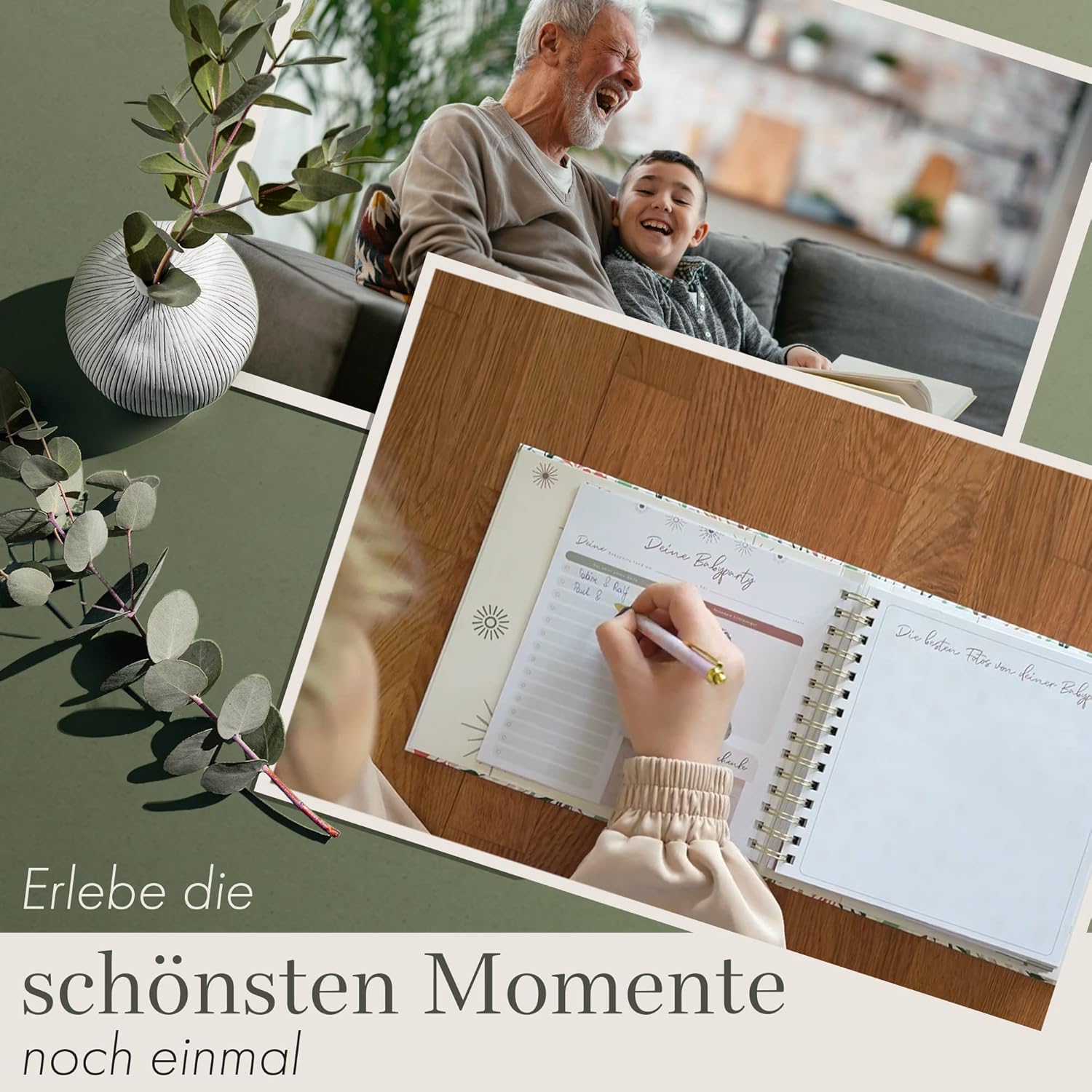 Hardcover Baby-Erinnerungsalbum - Deine ersten 10 Jahre