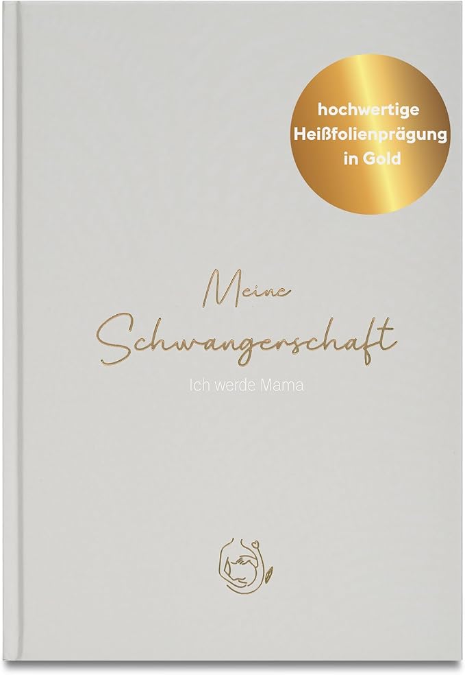 LEAF & GOLD Schwangerschaftstagebuch – zum Eintragen, mit Goldfolie