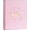 Lanpn Hello Baby Babytagebuch (5 Jahre), Leinen-Hardcover Rosa