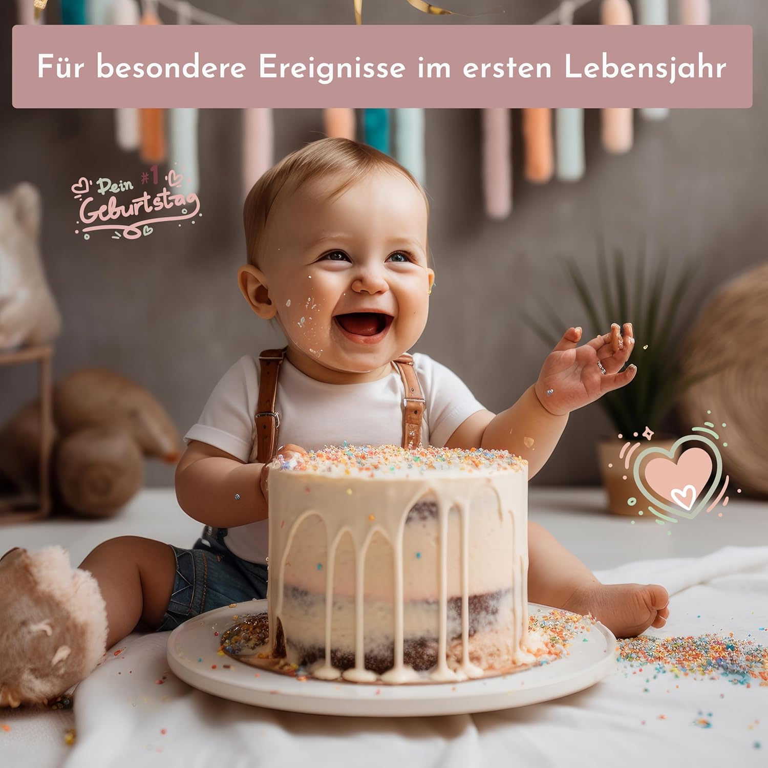 CraftWerk Baby Sticker Set – 165 Deko Aufkleber für unvergessliche Momente CraftWerk Baby Sticker Set – 165 Deko Aufkleber für unvergessliche Momente