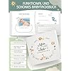 Babyalbum „Mein erstes Lebensjahr" Boho – personalisierbar, 2 Seiten pro Monat