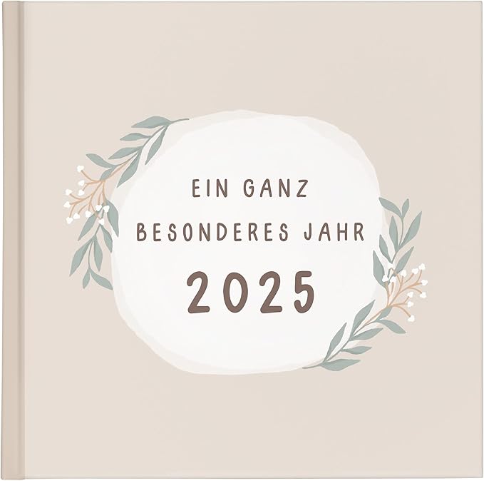 mintkind Jahrbuch 2025 – Fotobuch zum Selbstgestalten mit Stickern