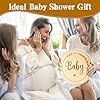 Babyparty-Gästebuch „Hey Baby" mit Holzeinband – Blanko Seiten