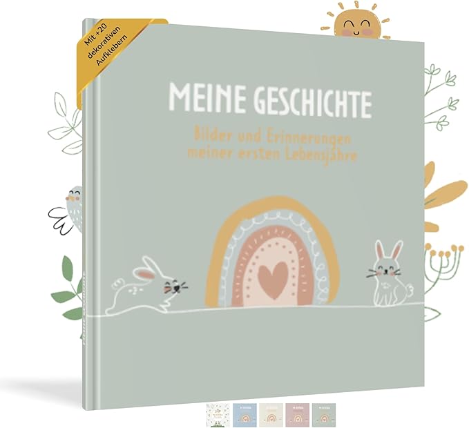 HuBorns Babyalbum: Erinnerungen vom 1. bis zum 5. Lebensjahr